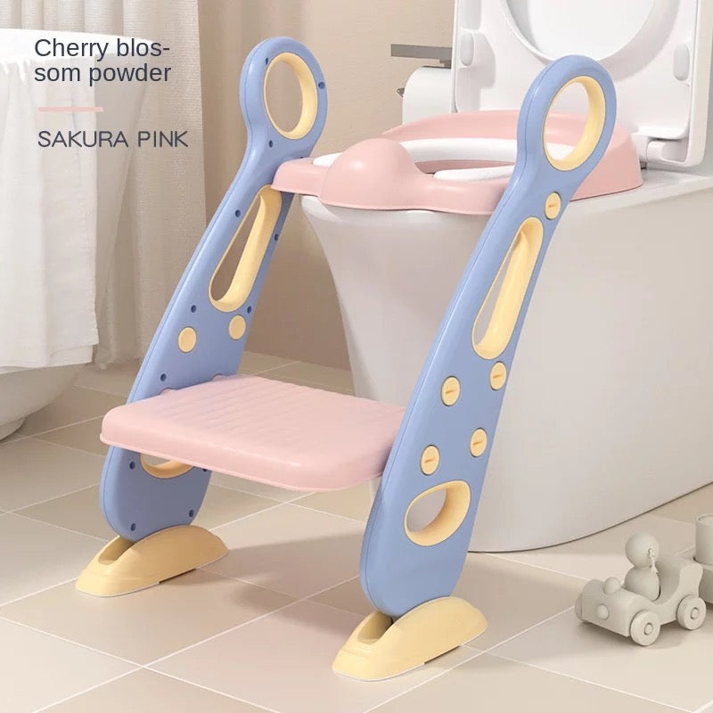 Toddler Potty Training Seat with Ladder & Splash Guard