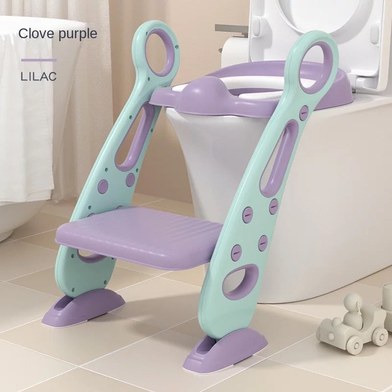 Toddler Potty Training Seat with Ladder & Splash Guard