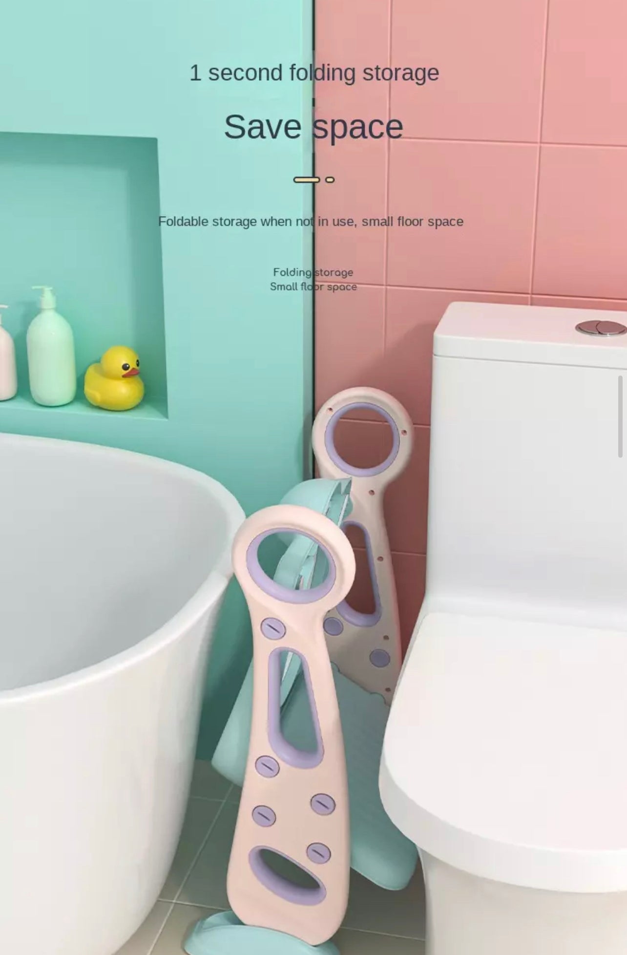 Toddler Potty Training Seat with Ladder & Splash Guard