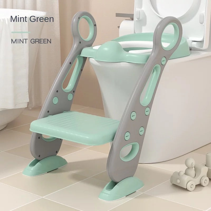 Toddler Potty Training Seat with Ladder & Splash Guard