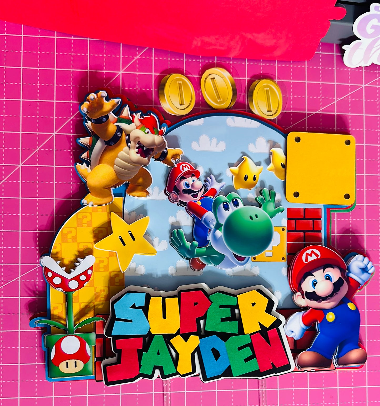 3D Cake Topper