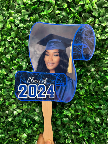Custom Graduation Fans – Set of 5